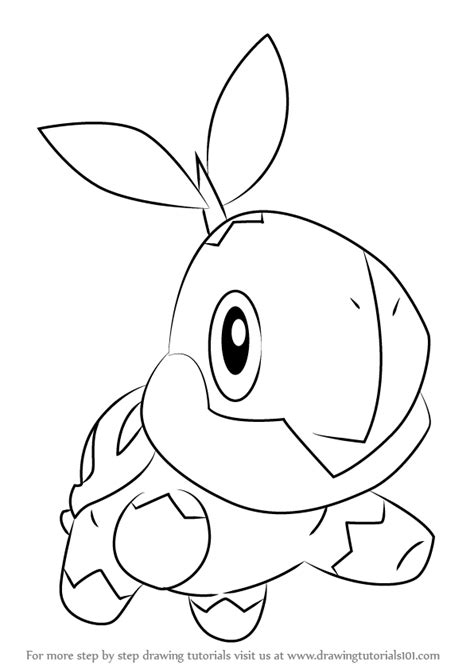 Turtwig is the starter character from Pokemon. It has light green color