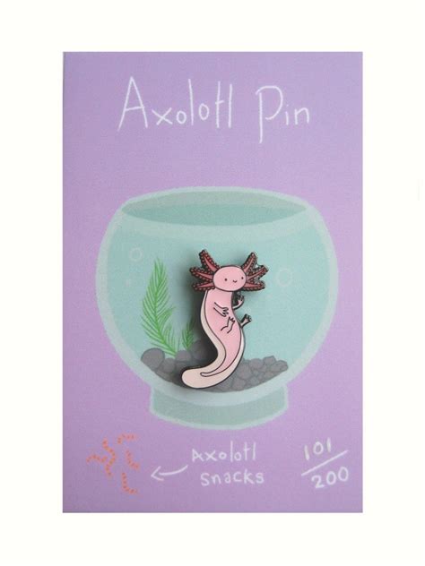 Axolotl Enamel Pin Etsy Uk Enamel Pins Enamel Pin Etsy Enamel Pin