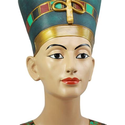 Ebros Large Ancient Egyptian Queen Nefertiti Bust Statue 18tall