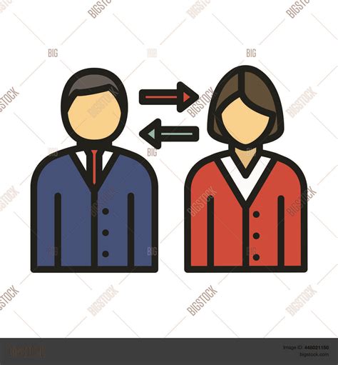 Corporate Interaction Vector And Photo Free Trial Bigstock