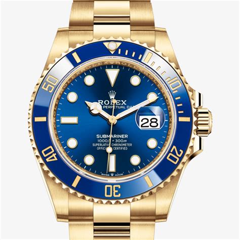 Rolex Submariner Oyster 41 Mm Yellow Gold M126618lb 0002 Submariner