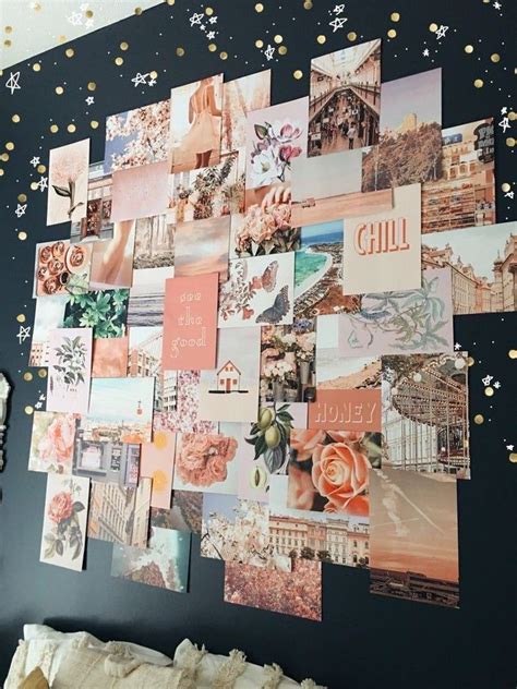 personalized wall collage kit 40 images etsy in 2020 wall collage decor dorm room decor