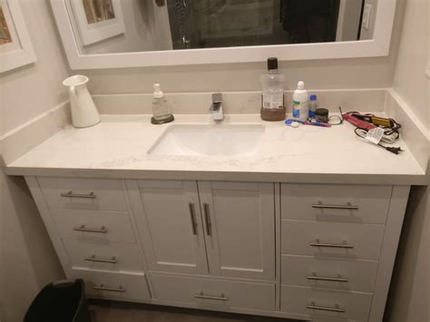 56 Bathroom Vanity Double Sink Lsland Love