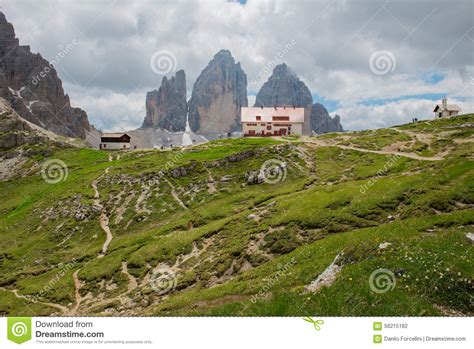 The Three Peaks Of Lavaredo Stock Photo Image Of Beautiful Dolomites