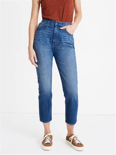 Madewell Mom High Rise Cropped Tapered Jeans Verishop