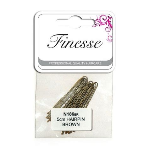 Finesse Brown Waved Hair Pins