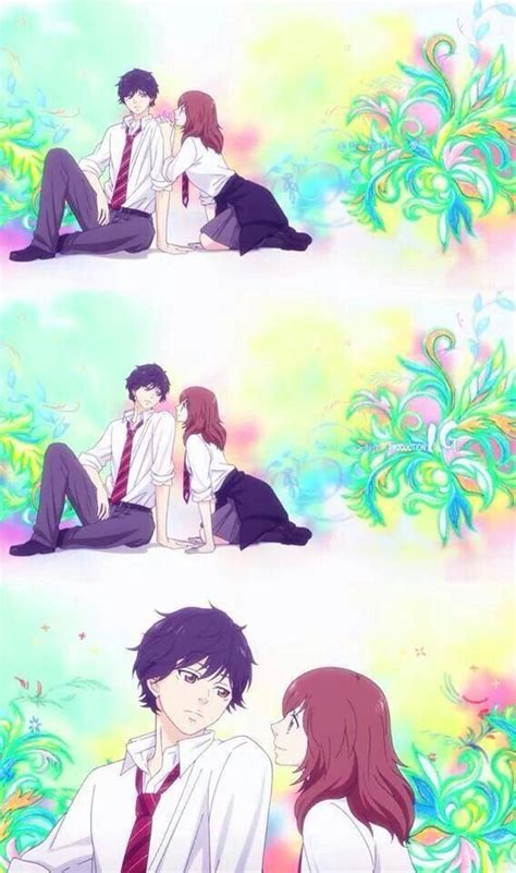 Kou And Futaba ~ao Haru Ride Anime In Anime Shows Anime Love Kawaii