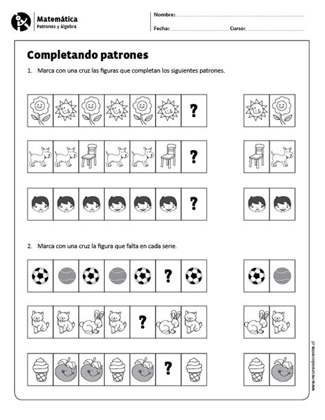 ¿ejemplos de juegos lúdicos matemáticos para secundaria? Completando patrones | Patrones matematicos, Patrones ...