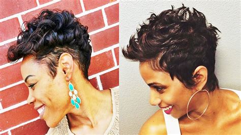 Adorable Short Hairstyles For African American Women Youtube