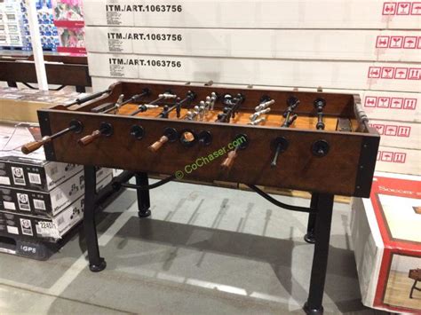 It is a system of storing your dining table the total thickness of the chairs and table only reaching 54 mm. Vintage Foosball Table - CostcoChaser