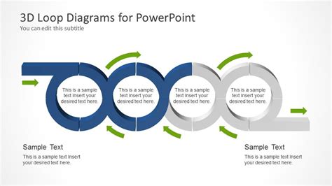 D Loop Diagrams For Powerpoint Slidemodel
