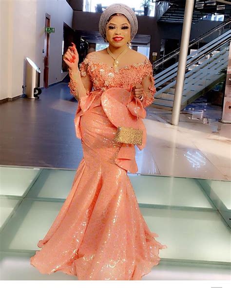 Pin By Maria Adeoti On Nigerian Dress Styles Lace Gown Styles Lace