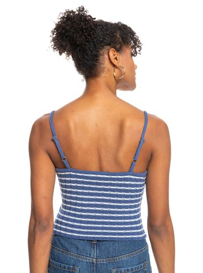 【わせやすい】 ロキシー Roxy Dream Sign Stripe ニット キャミ Womens Pullover Quiksilver Online Store 通販