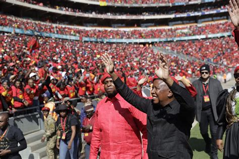 South Africa Malema Celebrates Decade Of Eff Eyes Presidency The