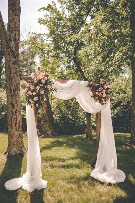 Rustic Chic Backyard Wedding Arch Ideas 531213718549987808 Outdoor