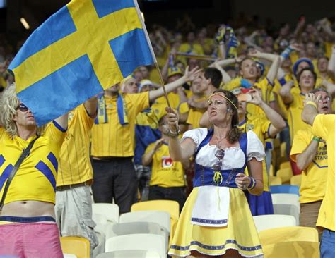 Swedish Fans Euro 2012 Antara Football Fans Kiev Photojournalism Sweden Nordic
