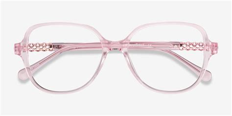 Precious Square Clear Pink Glasses For Women Eyebuydirect