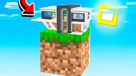Jak ZbudowaĆ Domek Na Jednym Bloku W Minecraft 2 Youtube