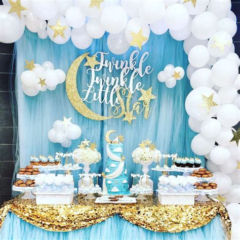 Twinkle Little Star Baby Shower Party Ideas Photo 1 Of 10 Shower Bebe