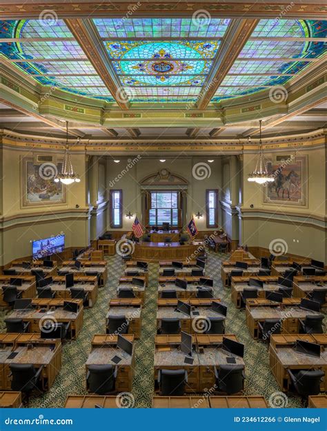 House Chamber Of The Wyoming State Capitol Building Editorial Photo