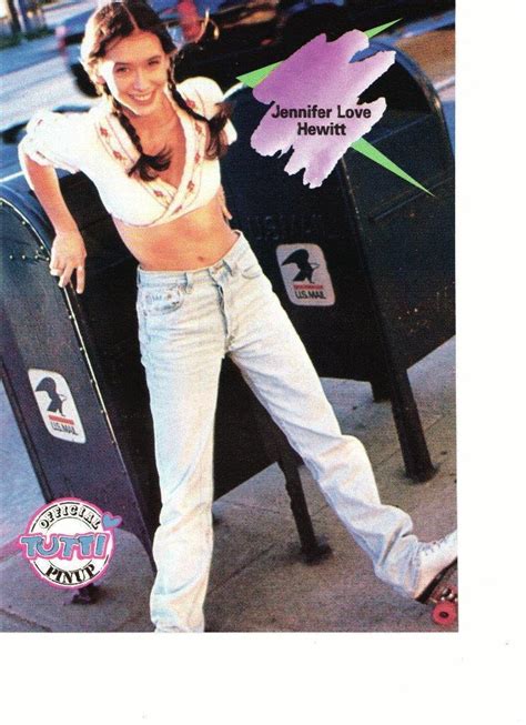 Jennifer Love Hewitt Immature Teen Magazine Pinup Clipping Skating