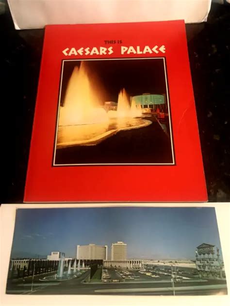 Vintage Caesars Palace Hotel Guest Souvenir Las Vegas 1970s Bonus