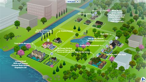 Sims 4 Newcrest Builds