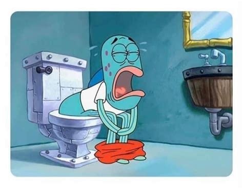 Spongebob Fish Crying Toilet Blank Template Imgflip