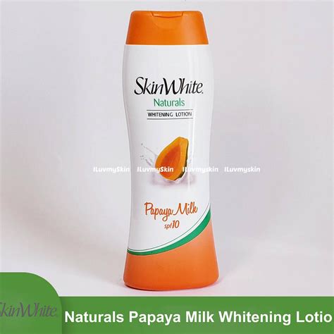 Skin White Naturals Papaya Milk Whitening Lotion With Spf10 350ml