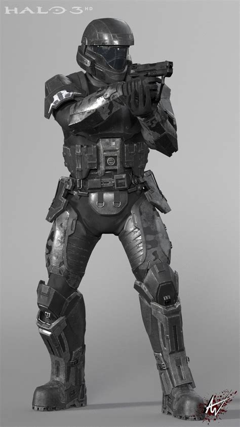 Artstation Halo 3 Odst Hd Abimael Salazar Halo Armor Sci Fi Armor