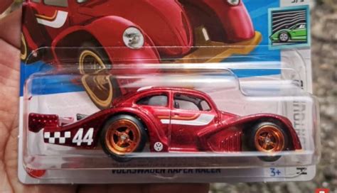Hot Wheels STH Super Treasure Hunt US Card Volkswagen Vw Kafer Racer Mint