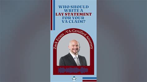 Who Should Write A Lay Statement For Your Va Claim Shorts Youtube