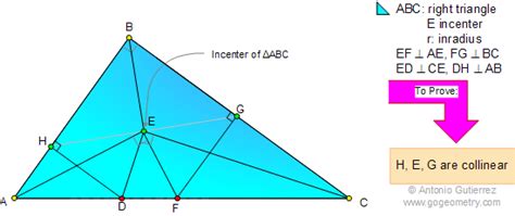 Geometry Problem 31 Right Triangle Incircles Incenter