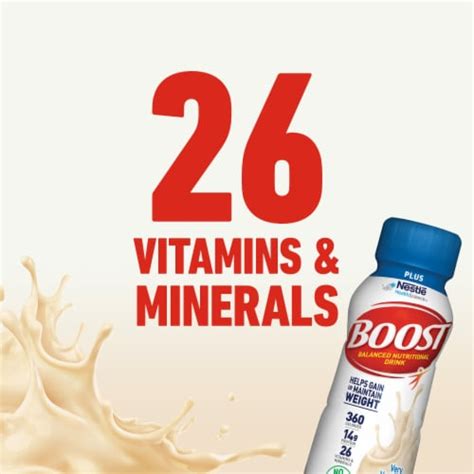Boost Plus Ready To Drink Nutritional Drink Very Vanilla 6 8 Fl Oz