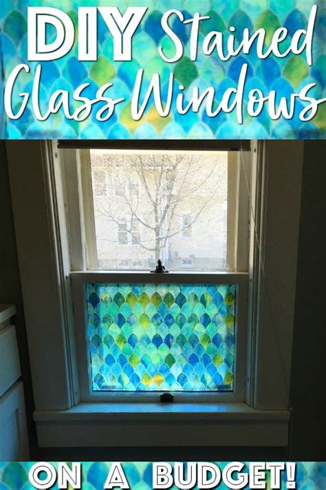 Diy Stained Glass Windows Gathered In The Kitchen