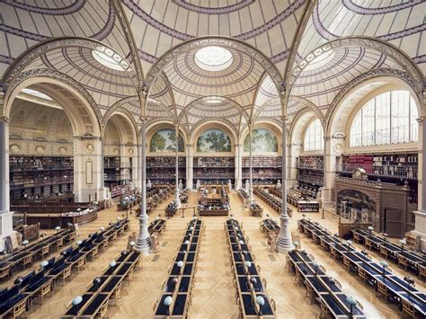 Reading Room In The National Library Of France Paris 1862 1868