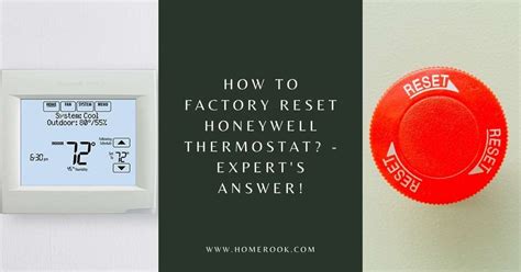 How To Factory Reset Honeywell Thermostat Expert S Answer