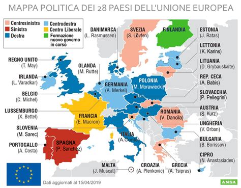 Ue sindaco di ventotene dà a sassoli la chiave d'europa. Europee 2019 - La mappa politica dei governi in Ue ...