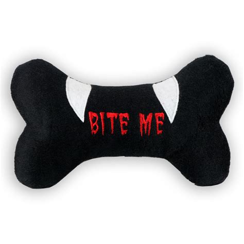 Bite Me Plush Bone Dog Toy By Hip Doggie Baxterboo