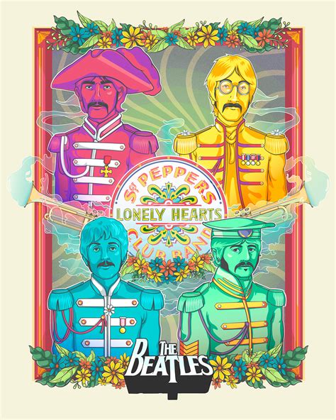 Sgt Peppers Lonely Hearts Club Band Poster On Behance