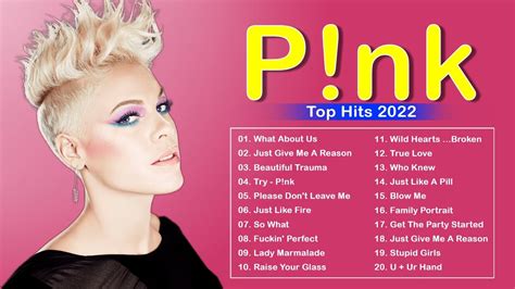 Pink Top Best Hits Playlist 2022 😍the Best Of Pink Songs 2022 🥰 Pink Greatest Hits Full Album