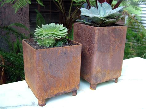 Staci Southwick Metal Planters