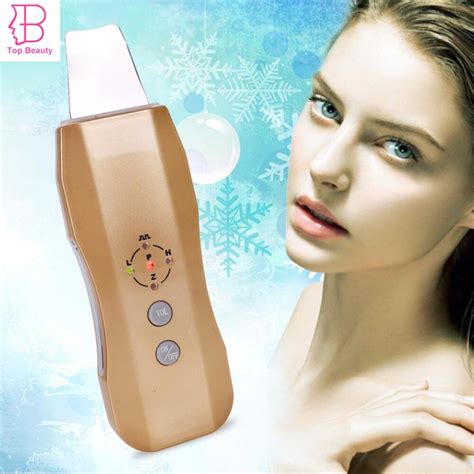 Top Beauty Portable Rechargeable Skin Scrubber Ultrasonic Massager Home