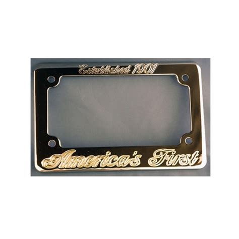License Plate Frame Chrome Americas First Style By Aeromach In Indian