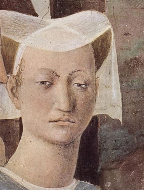 Piero Della Francesca Adorazione Della Croce Particolare Signore Di