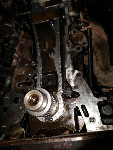 I have been performing the dreaded timing chain/tensioner replacement job and it has actually gone fairly i turned the motor over manually until the timing marks lined up just like this. 22re Timing Chain problem - Toyota 4Runner Forum - Largest ...