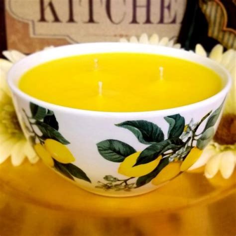 Candles By Victoria Highly Scented Candles And Wax Tarts Lemon Bowl