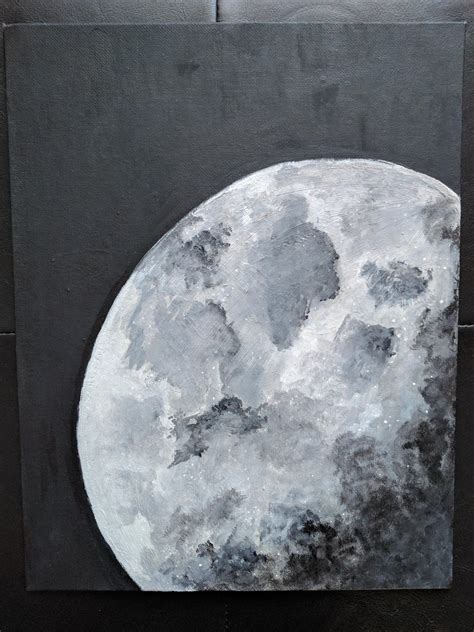 Moon Painting 11 X 14 Rart