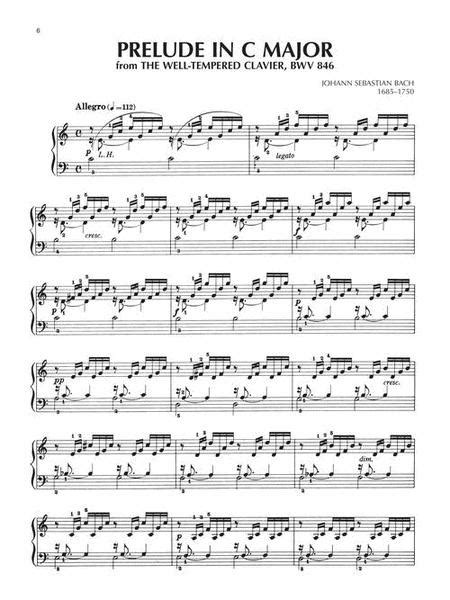 Sheet Music Classical Piano Masters Early Intermediate Level Piano