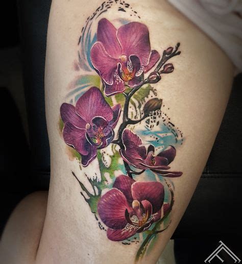 60 orchid tattoo designs ideas orchid tattoo tattoos flower tattoos